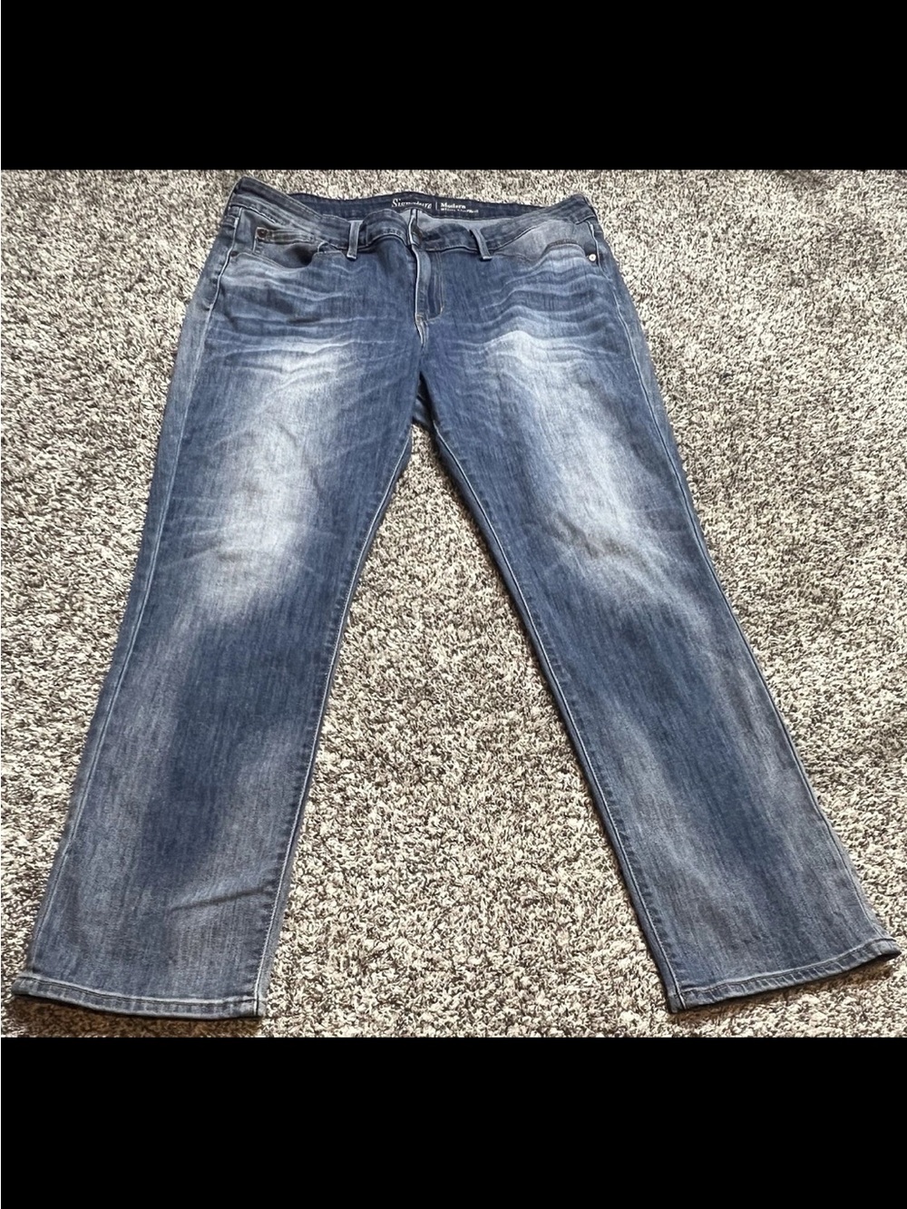 Women’s Washed Blue Bootcut Jeans